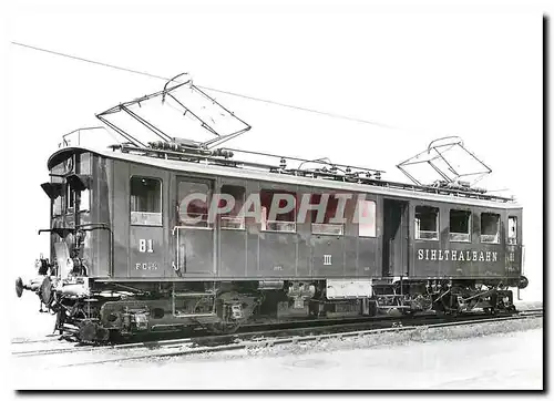 Cartes postales moderne SITB-Triebwagen 81