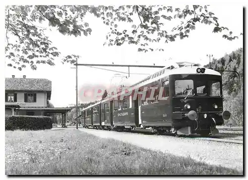 Cartes postales moderne Probefahrt des SITB CFe 2/4 81 auf dem ehemaligen Streckenabschnitt zwischen Langnau und Sihlwal