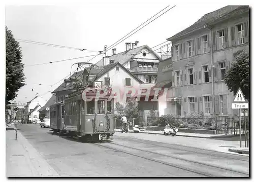 Moderne Karte Basel Hauptstrasse Be 2/2 191 3.6.1959