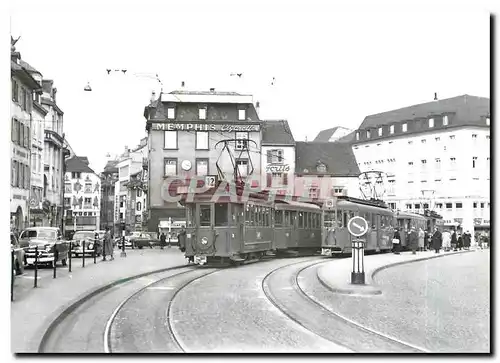 Cartes postales moderne Bale Barfuesserplatz 23.11.1953