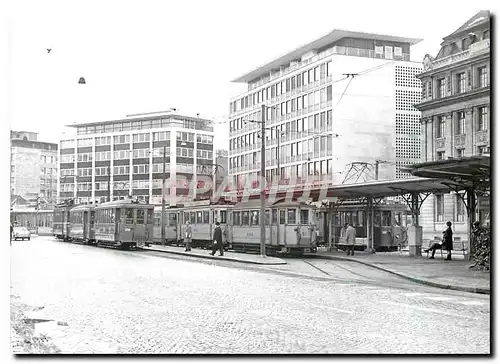 Moderne Karte Bale terminus d'Aeschenplatz 30.10.1967