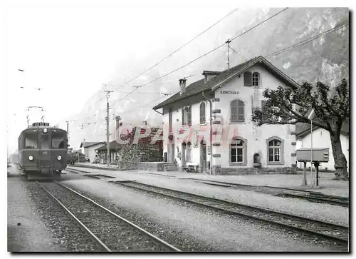 Cartes postales moderne En gare de Lostallo Mai 1971