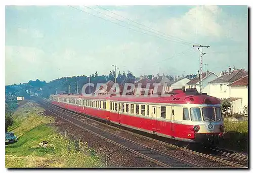 Cartes postales moderne Couplage de RGP 825 CV assurant la rapide O.G. (Ocean-Geneve) septembre 71