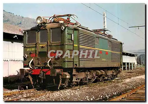 Cartes postales moderne La 281.001 stationne en juin 1975 au depot de Ripoli