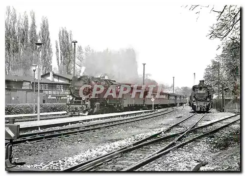 Cartes postales moderne Wernigerode-Westerntor Arrivee d'un train pour Nordhausen 10.5.1976