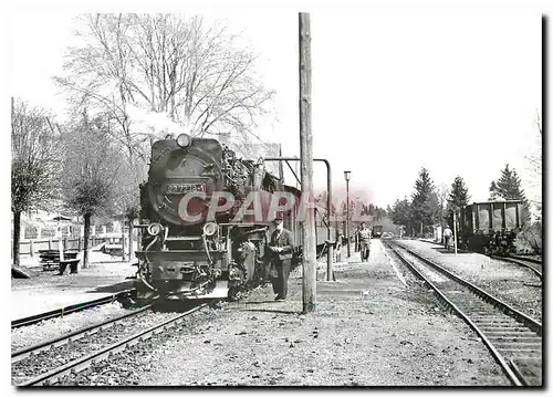 Moderne Karte Gare d'embrachement pour le Brocken 10.5.1976