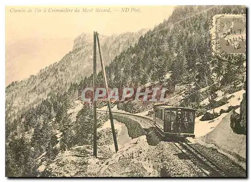 Cartes postales moderne Chemin de Fer a Cremaillere du Mont Revard