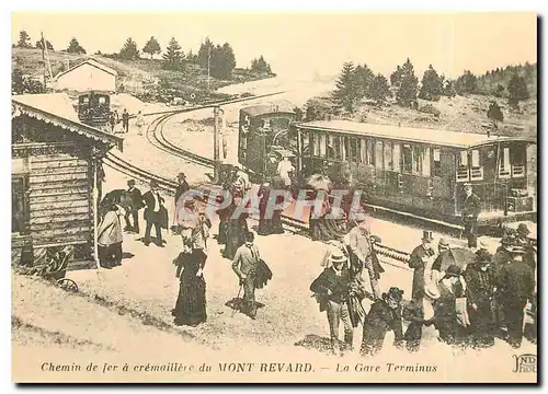 Cartes postales moderne Chemin de fer a cremaillere du Mont Revard - La Gare Terminus