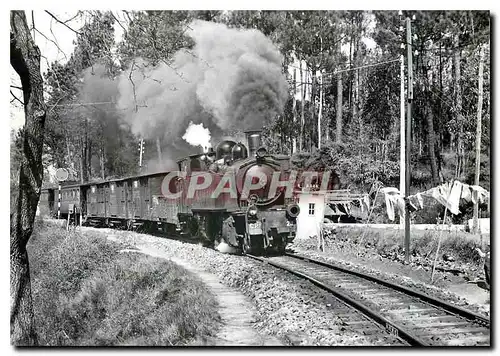 Cartes postales moderne Mixte au PN entre Couto de Cucujaes et Santiago 14.3.1975