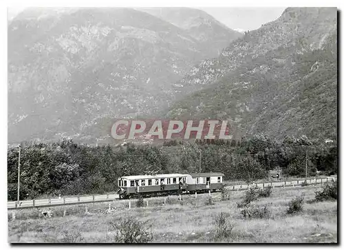 Cartes postales moderne Der letzte BA-Postzug nach 62 Betriebsjahren mit ABDe 2/4 1 und Z62 57 am 29.9.1973