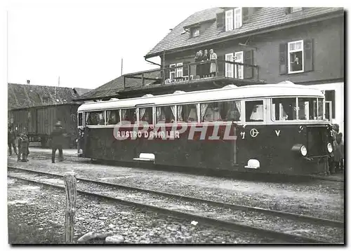 Cartes postales moderne Aufsehenerregende Versuche mit thermischen Triebwagen gab es im Sensetal mahrmals hier jene mit