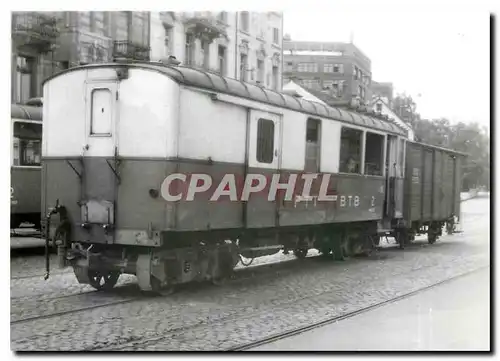 Cartes postales moderne Der kombinierte Personen- und Postwagen BTB CZ4 102 1940 vom langen Zwei- zum kurzen Vierachser