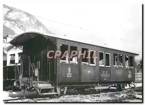 Cartes postales moderne Bei dem ehrwuerdigen Wagen MIB C3 2 duerfte es sich um den ex-Bruenig C3 617 von 1899 handeln be