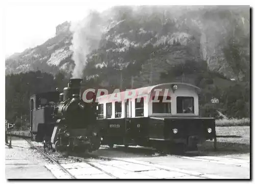 Cartes postales moderne Die juengste SBB-Dampflok HG 3/3 1068 von 1926 kam hie und da auf die MIB wie beim Jubilaeum