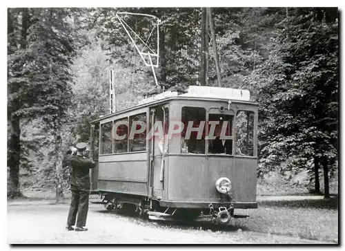 Cartes postales moderne Endschleife Aareschlucht der MRA: Ce 2/2 1