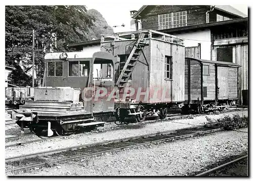 Cartes postales moderne Es warten auf Umbauarbeiten: ex-Bruenig Tm 591 + StEB-Montagewagen + K106 beim Depot Standsstad