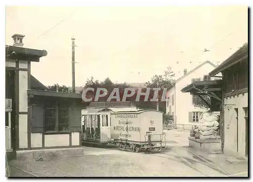 Cartes postales moderne Erste Stationanlage Bremgarten mit Bierwagen P 51