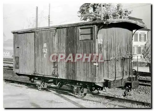 Cartes postales moderne Letzter AB K-Wagen mit hoelzernem Untergestell erbaut 1874 als E 28 fuer SLB/AB von der Wagenfab