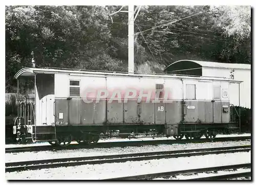 Cartes postales moderne AB-Postwagen FZ4 81 bereits nicht mehr im Regelbetrieb. Herisau 1960