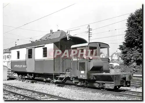 Moderne Karte AB Tm 1/2 1 mit D2 75 ex SZB Z 2. Appenzell 1966