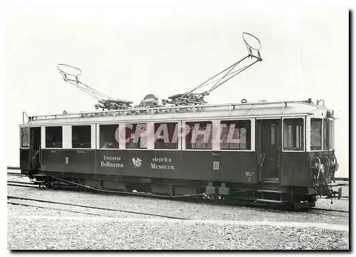 Cartes postales moderne BM BCe 4/4 2 im Ursprungszustand mit 2 Schleppbuegeln