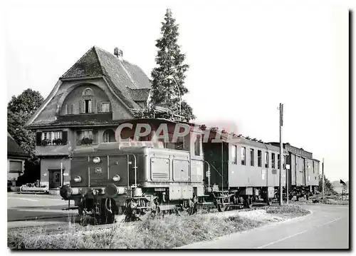 Cartes postales moderne Helfer un der Not: SBB- Tem 348 als Ersatz fuer die St Em 2/2 in Bueron-Bad Knutwil 27.9.1969