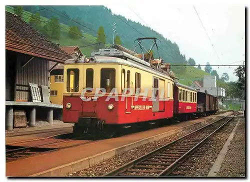 Cartes postales moderne Der AB-Guetertriebwagen De 4/4 50 mit dem B 18 und den Wagen Kklm 367 + Hack 102 + Ek 286 + Gk 1