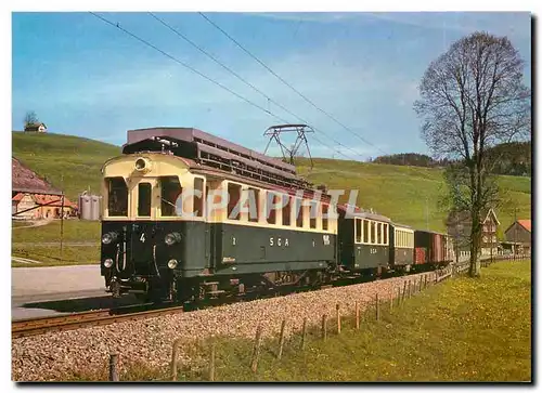 Cartes postales moderne Zwischen 1930 und 1981 taeglich zwischen St. Gallen und Appenzell zu sehen: SGA ABDeh 4/4 4 + B2