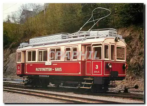 Cartes postales moderne Dank dem Einsatz von Eisenbahnfreunden und der AB-Verwaltung ist einer der drei AG-Dreiachs-Moto