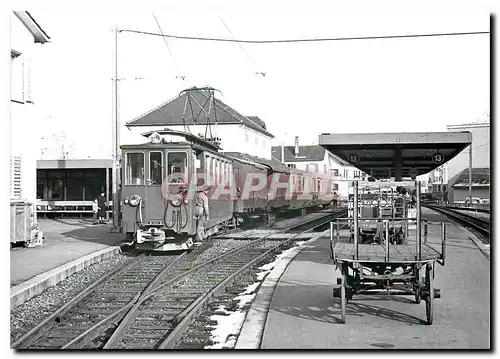 Cartes postales moderne Manoeuvre dans la gare commune d'Aarau 4.2.1972