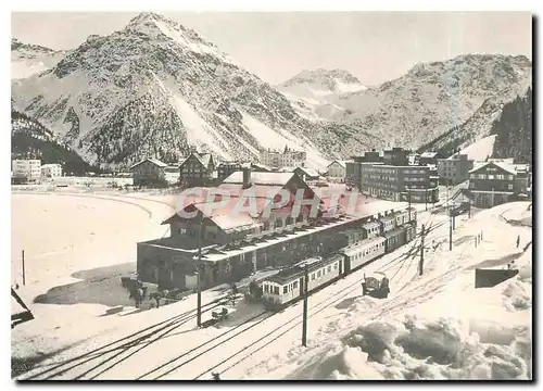 Cartes postales moderne Gare d'Arosa a la fin des annees 30