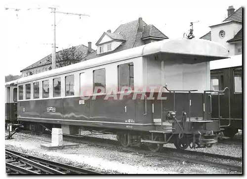 Moderne Karte Voiture AB 41 en gare de Soleure 3.11.1968