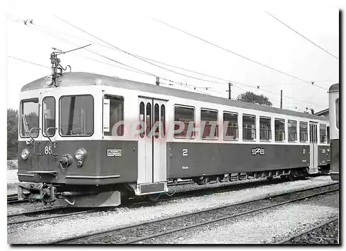 Cartes postales moderne Voiture-pilote Bt 85 au depot de Worblaufen 20.8.1967