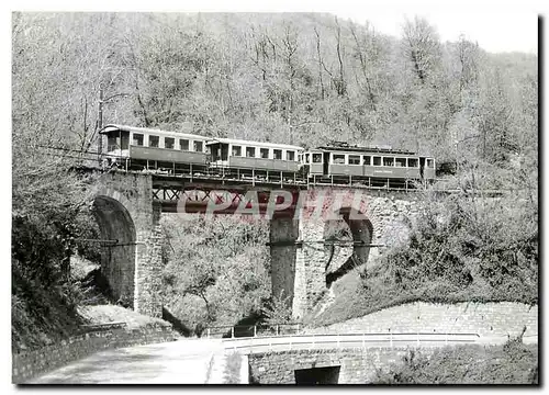 Cartes postales Auf der Ganna Brucke der grossten der LT fahrt ABDe 4 4 3 B2 17 16