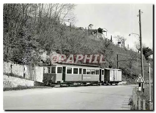 Ansichtskarte AK Tram LT Zug 7 bei Sassa mit ABDe 4 4 2 und Stuckwatgen K 21