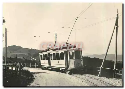 Ansichtskarte AK Tram TB CFe 4 4 4 unterhalb Vogelinsegg kurz nach Betriebseroffnung