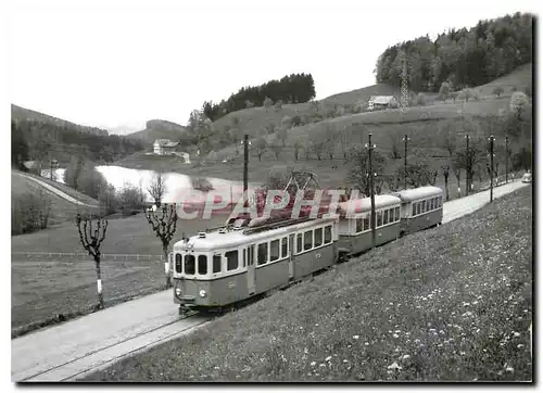 Ansichtskarte AK TB Zug mit Lausanner Motorwagen BDe 4 4 3 B17 18