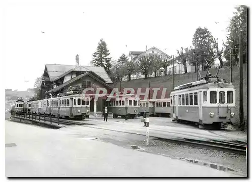 Cartes postales Ansammlung von Landsgemeinde Extrazugen mit verschiedenen Fahrzeugtypen