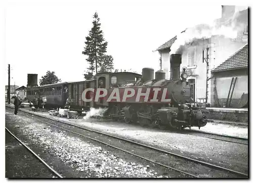 Ansichtskarte AK Train voyageurs en gare de Raucoules Brossettes