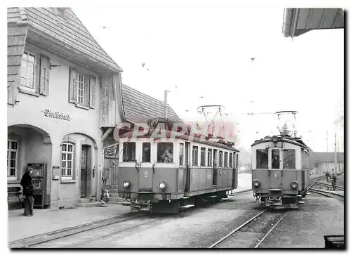 Cartes postales Krauzung in Wiedlisbacht mit OJB BDe 4 4 6 und BDe 4 4 9