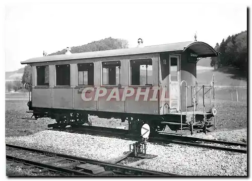 Cartes postales Tram Der OJB C 18 in Melchnau auf den Abbruch