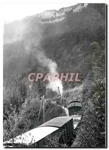 Cartes postales Train mixte pout Yverdon entre Troi Villes et Six Fontaines