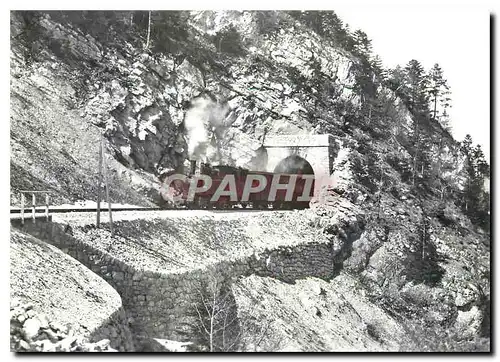 Cartes postales Train pour Yverson au tunnel de l'Onglettaz