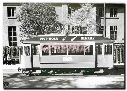 Cartes postales moderne Tram VBSch Be 2 2 10 mit ungleichen Plattformen