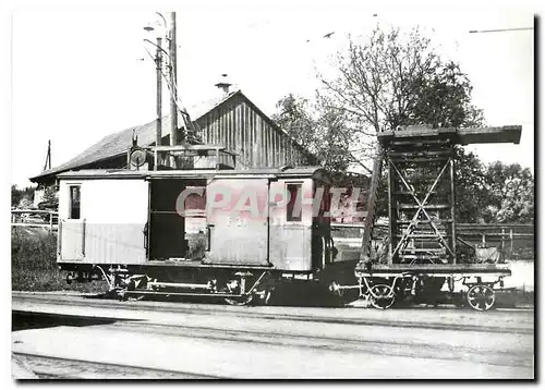 Cartes postales moderne Tram WMB Fe 2 2 31 mit X Gruningen um 1947 Sammlung Damfbahn Verein Zurcher Oberland