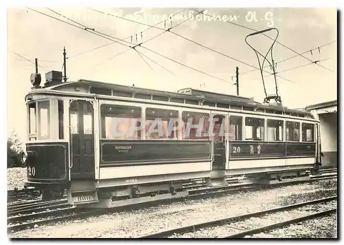 Cartes postales moderne Tram RhSt Ce 2 4 20 nach dem Wagenkastenumbau Depot altstatten