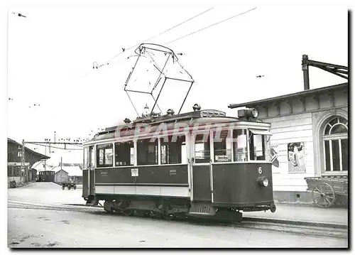 Moderne Karte Tram Ce 2 2 6 mit altem Pantograph Altstatten SBB