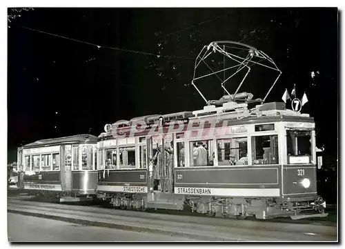 Moderne Karte Tram StStZ Ce 4 4 321 auf Einweihungsfahrt