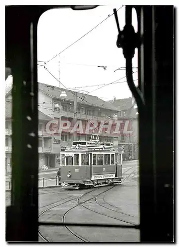 Moderne Karte Blick aus dem StStZ Ce 2 2 auf Ce 2 2 176