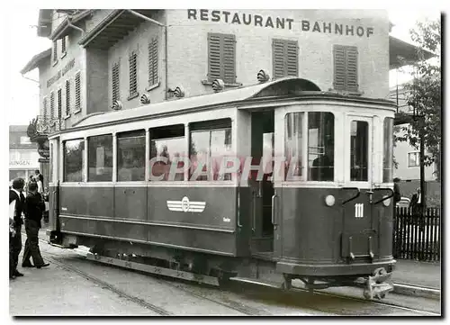 Moderne Karte Tram FB B2 111 im letzten Betriebszustand